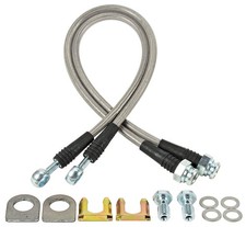JEGS DOT Brake Hose Kit Fits GM Metric (D154) Calipers picture