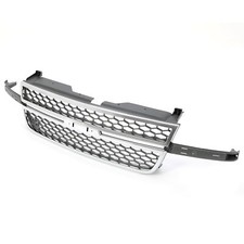 Chrome Grille Honeycomb Grill For 2003-2007 Silverado 1500 2500 3500 HD Pickup picture
