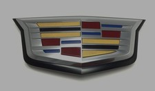 Fits Cadillac CT5 2020-2026 & CT4 2020-2021 Front Grille Silver Emblem 84552880 picture