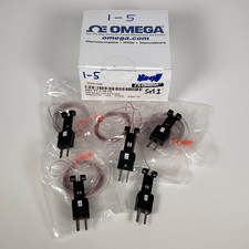 (NEW) OMEGA 5TC-TT-J-30-72 PFA Insulated T/C'S 5/PK, 30 AWG, Type J, Length 6.6 picture