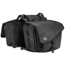 Motorcycle Saddlebags 40L 20L x 2 Large Capacity Black KEMIMOTO 40L20Lx2 picture