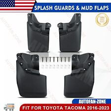 For Toyota Tacoma 2016-2023 Mud Flaps Splash Guards Front Rear Molded Mudguards picture