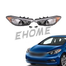 Pair Headlight For 2014-2016 Kia Forte /Forte5/Koup Headlight Headlamp W/LED picture