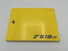 FERRARI F512M INSTRUCTIONS MANUAL 1994 | OWNERS MANUAL | POUCH BOOK 883/94 picture