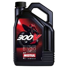 Motul 104111 300V Factory Line Synthetic Road Racing Oil 5W-30 4T 4-STROKE 4L picture