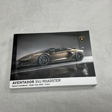2021 Lamborghini Aventador SVJ Roadster Owners handbook -  U.S.A picture