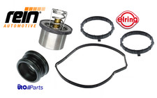 Thermostat Intake Socket Water Pump Gasket Kit 5pcs OE Spec for Porsche Cayenne picture