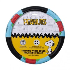 New Snoopy Dog House Car Accessory Faux Leather Steering Wheel Cover 14.5-15.5 picture