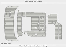 2005 Cruisers 340 Express DuraEVA Boat flooring picture