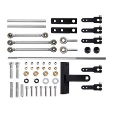 Dual Side Mount Carburetor Linkage Set for Blower and Tunnel Ram Applications picture