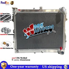 Aluminum Radiator For 1989-1992 1990 Mazda RX-7 1.3L Late FC Chassis Manual MT picture