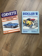 Lot of 2 vintage books on Corvette Fiberglass Repair / Parts. Eckler's, Herd picture