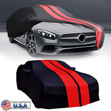 For Benz SLR-Class SL-Class Satin Stretch Indoor Car Cover Dustproof Black/Bed picture