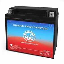 AJC Battery Compatible with Yuasa YTX20H Powersports Battery picture