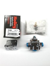 Holley 12-803 Fuel Pressure Regulator-2 Port Adjustable- 4.5-9 PSI-Chrome Finish picture