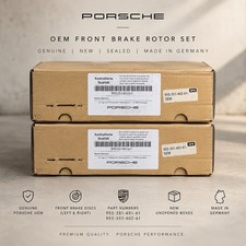 NEW SEALED OEM PORSCHE CAYENNE 955/957 FRONT BRAKE ROTOR PAIR picture