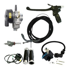 Handlebar Grip Set & Carburetor & Igniton Coil For 49cc 80cc Motorized Bicycle picture