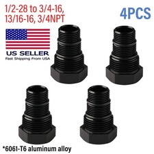 4PCS Oil Filter Threaded Adapter 1/2