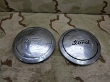 1940's 50's Ford Wheel Center Cap Poverty Dog Dish Vintage Script FoMoCo OEM 10