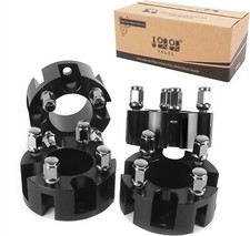 10L0L 2 inch Golf Cart Wheel Spacers for EZGO Club Car Yamaha 4 Pack, Black picture