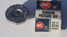 NOS AC GM 1965-1973 Camaro Corvette Chevelle RC34 15Lb Radiator Cap 6420691 15# picture