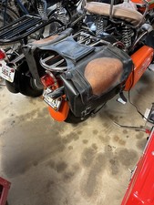 Vintage Cushman/motorcycle Luggage/Saddle Bags picture