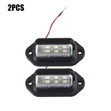 2PCS LED License Plate Light Tag Lamps 12V Waterproof for Truck Trailer picture