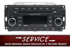 Remanufacture SERVICE for 2018 Jeep Wrangler Radio AM FM CD P68252825AC RES picture