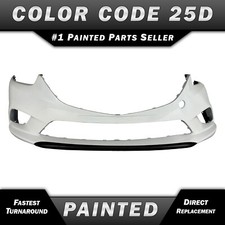 NEW Painted *25D - White* Front Bumper Cover Replacement for 2014-2017 Mazda 6 picture