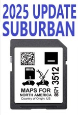 *NEWLY UPDATED* 2025 GPS NAVIGATION SD CARD 2021-2022 SUBURBAN MODELS picture
