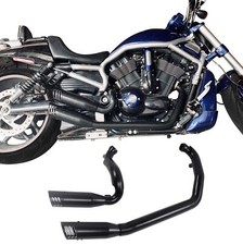IRON GROWL 2 Into 2 Exhaust System for Harley V Rod Exhaust Pipes Upgrading picture