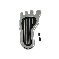 Barefoot Chrome Alloy Footprint Dimmer Switch Universal 4.5 x 3.625 Chrome/Black picture