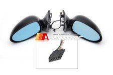 M5 Style Manual Foldable Side Mirrors fits 1998-2003 BMW E46 3-Series Sedan LHD picture