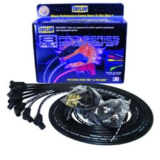 Taylor Spark Plug Wire Set 70053; Pro Wire 8mm Black 135* Universal, Spiral Core picture