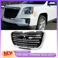 New Chrome & Gloss Black Grill Front Bumper Grille For 2016-2017 GMC Terrain SLE picture