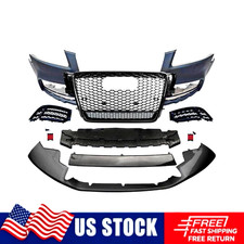RS5 Style Front Bumper Kit Gift Grill  For Audi A5 S5 B8 2009-2011 US Stock picture