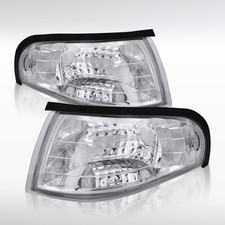 Fit 1994-1998 Ford Mustang GT Corner Lights Parking Signal Lamp Left+Right 94-98 picture