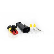 Female & Male Connector Plug 2-way 2 Pin Waterproof Electrical w/out wire picture