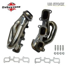 Pair Shorty Stainless Exhaust Headers Kit Fit for 2011-2017 Ford Mustang 3.7L V6 picture