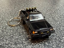 1985 Toyota SR5 Pickup Truck Keychain Black Back To The Future Marty McFly picture