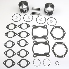 For 1986-1999 Polaris Indy Trail 488  Pistons Top End Gasket Kit Std Bore 72mm picture