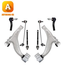 8X Front Lower Control Arms Tie Rods End for 2013-2017 Buick Regal Cadillac XTS picture