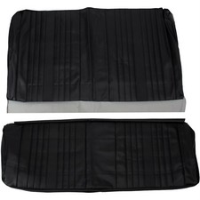 PUI Interiors 69AS10C 69 Fits Chevrolet Chevelle 2 Seat Cover Black picture