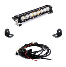 Baja Designs S8 10 In. Hood Mount Light Bar Kit Fits 18-21 Polaris RZR Turbo S picture