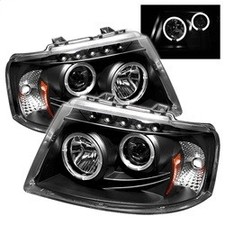 Spyder Auto 5010117 Black/Clear Halo Projector Headlights for 03-06 Expedition picture
