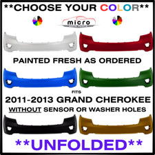 UNFOLDED FRONT BUMPER FOR 2011-2013 GRAND CHEROKEE CHOOSE YOUR COLOR CH1000979 picture