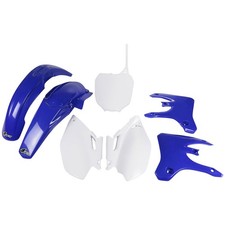 UFO Plastic Kit Set Complete Original Blue/White Yamaha YZ250F YZ450F 2003-2005 picture