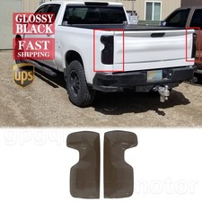 Smoked Black Tail Light Cover Guard For Silverado 1500 LT LTZ RST WT ZR2 2019-26 picture