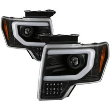 Spyder Auto 5087584 Light Bar Projector Headlights Sequential Turn Signal Black picture