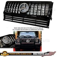 G63 GT Grille G-Wagon AMG All Black ILLUMINATED Star LED G500 G550 picture